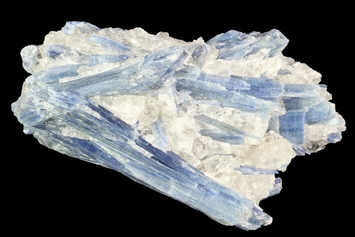 Vibrant Blue Kyanite Crystals in Quartz - Brazil #95618